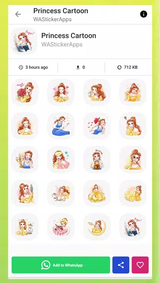 Princess Animated Stickers應用截圖第4張