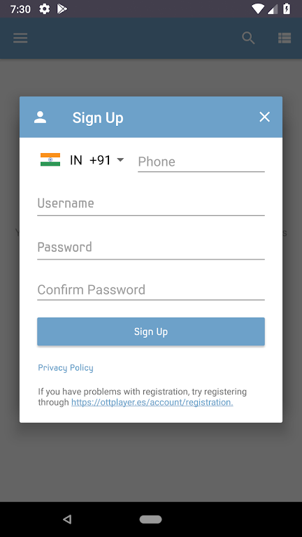 OttPlayer स्क्रीनशॉट 3