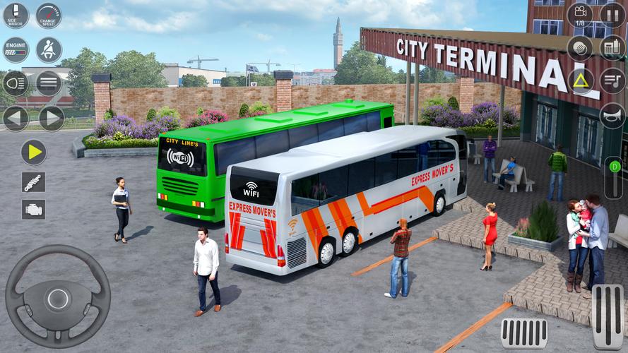 Modern Bus Transport Game 3D Screenshot 4