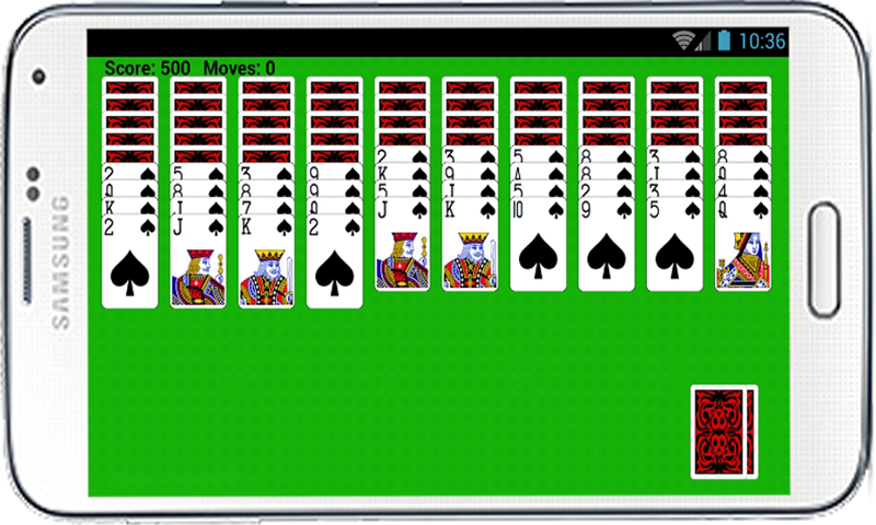 Spider Solitaire Free Game HD Capture d'écran 4