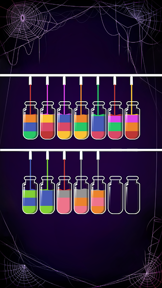 Schermata Soda Sort: Water Color Puzzle Mod 4
