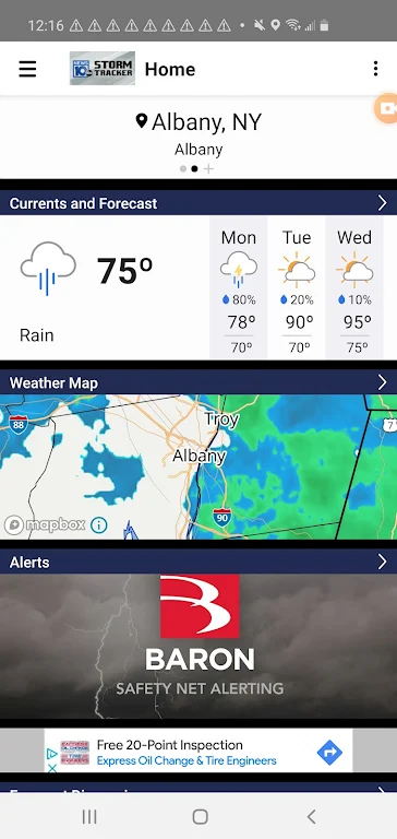 WTEN Storm Tracker - NEWS10 Zrzut ekranu 1