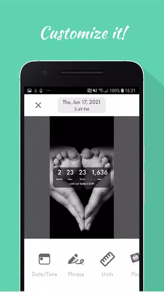 Schermata Baby Countdown Widget 2