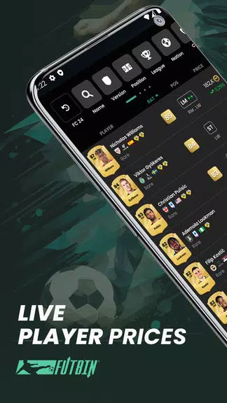 FUTBIN 24 Database & Draft应用截图第1张