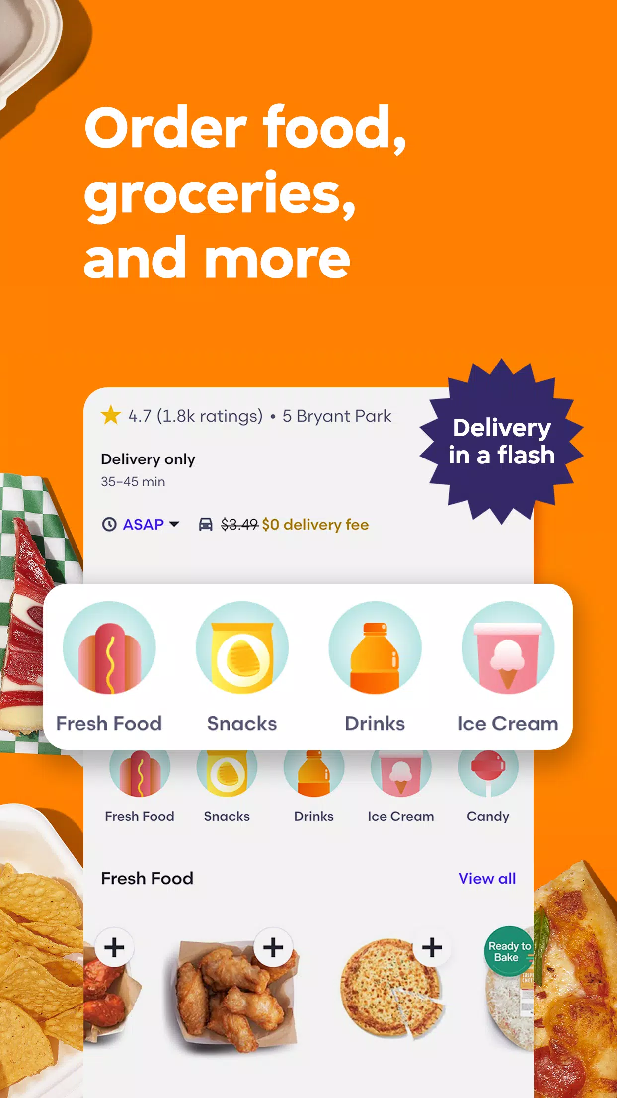 Grubhub Tangkapan skrin 2