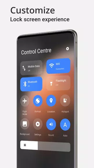 Modern Mi style Lock Screen Capture d'écran 2