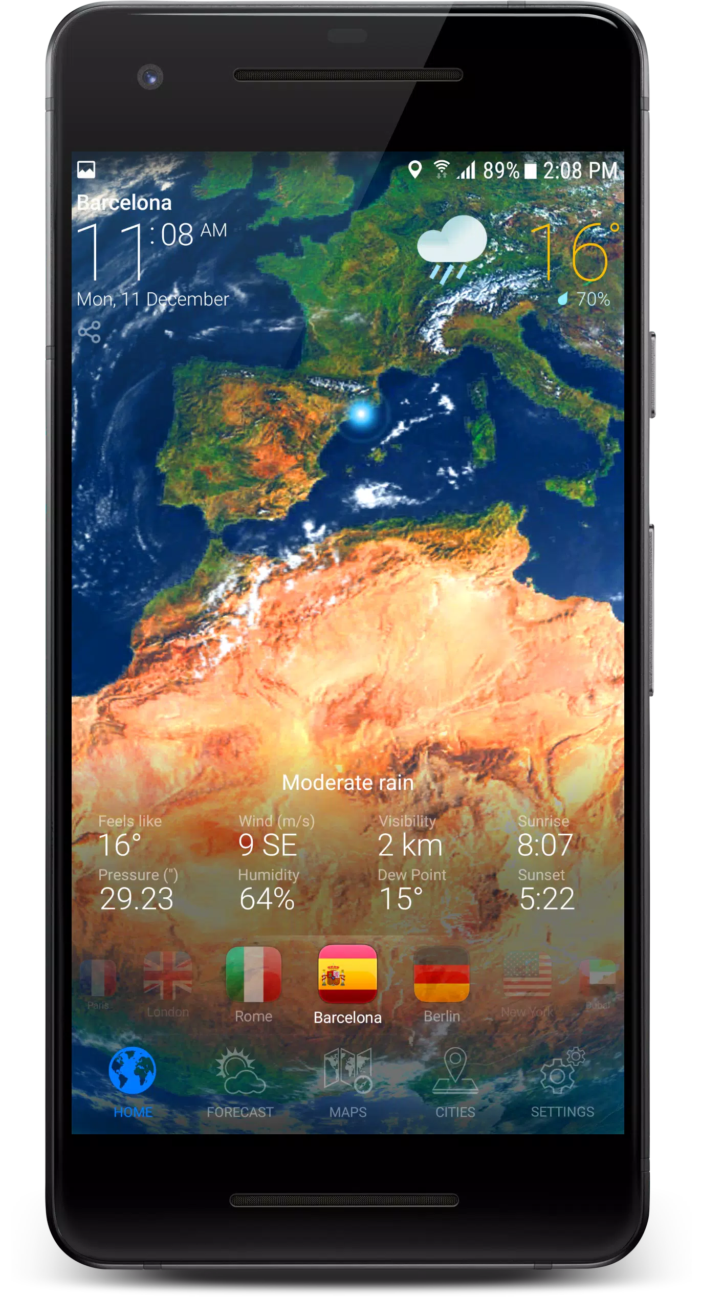 3D EARTH PRO - local forecast应用截图第3张
