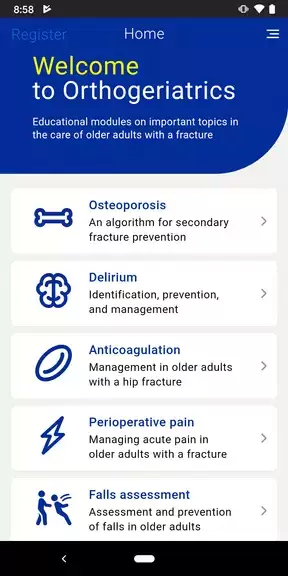 AOTrauma Orthogeriatrics Tangkapan skrin 2