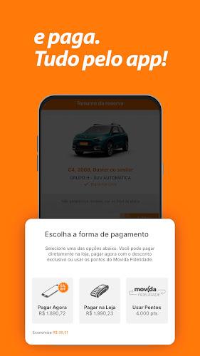 Schermata Movida: Aluguel de Carros 4