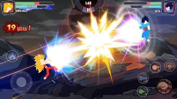 Stickman Warriors Tangkapan skrin 1