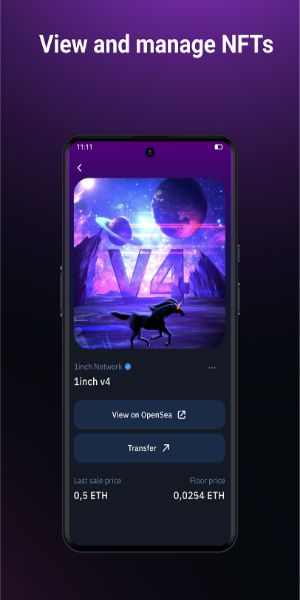 1inch: Crypto DeFi Wallet Screenshot 2