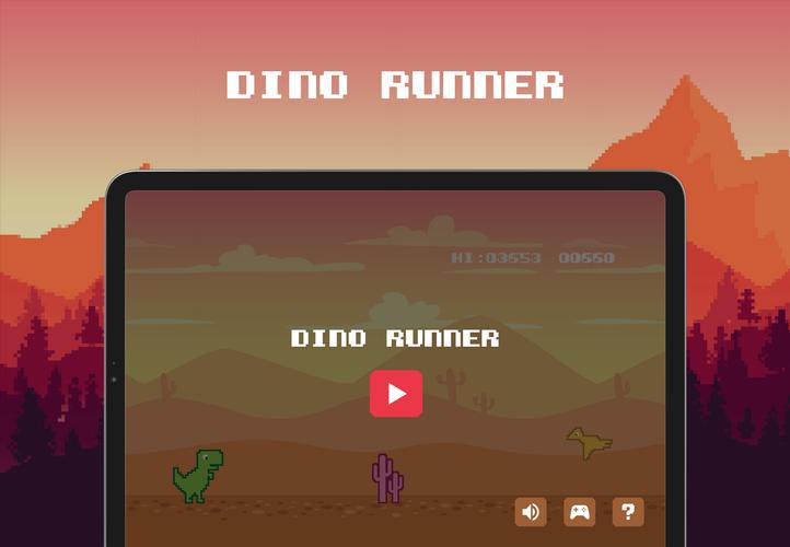 Dino - desert runner Screenshot 4