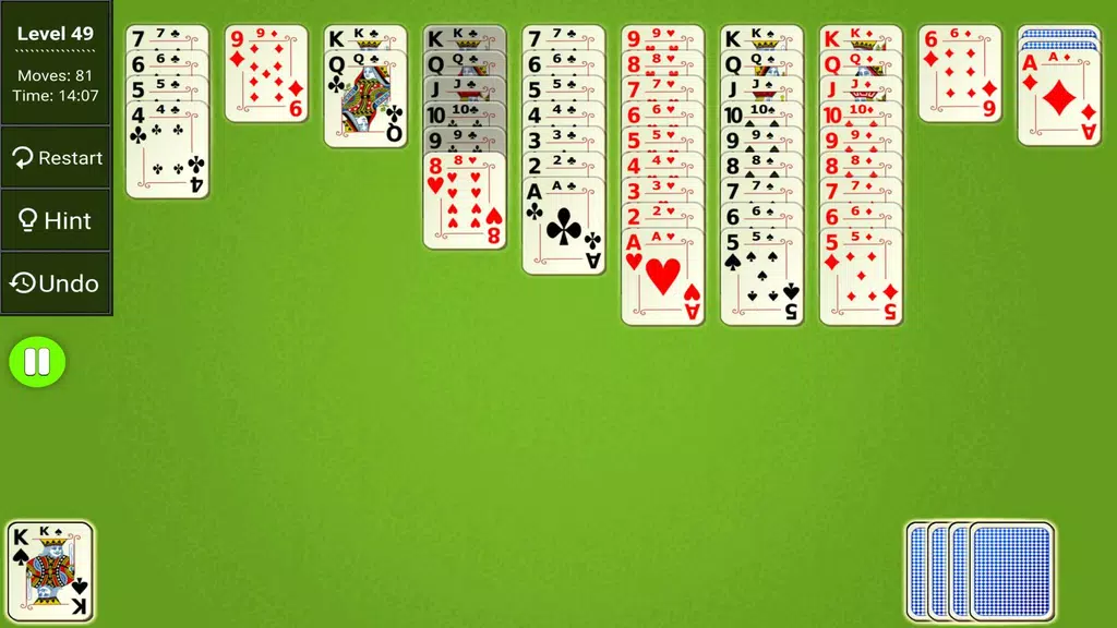 Schermata Spider Solitaire Epic 1