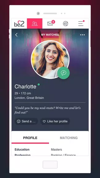 be2 – Matchmaking for singles应用截图第3张