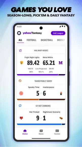 Yahoo Fantasy: Football & more Capture d'écran 1