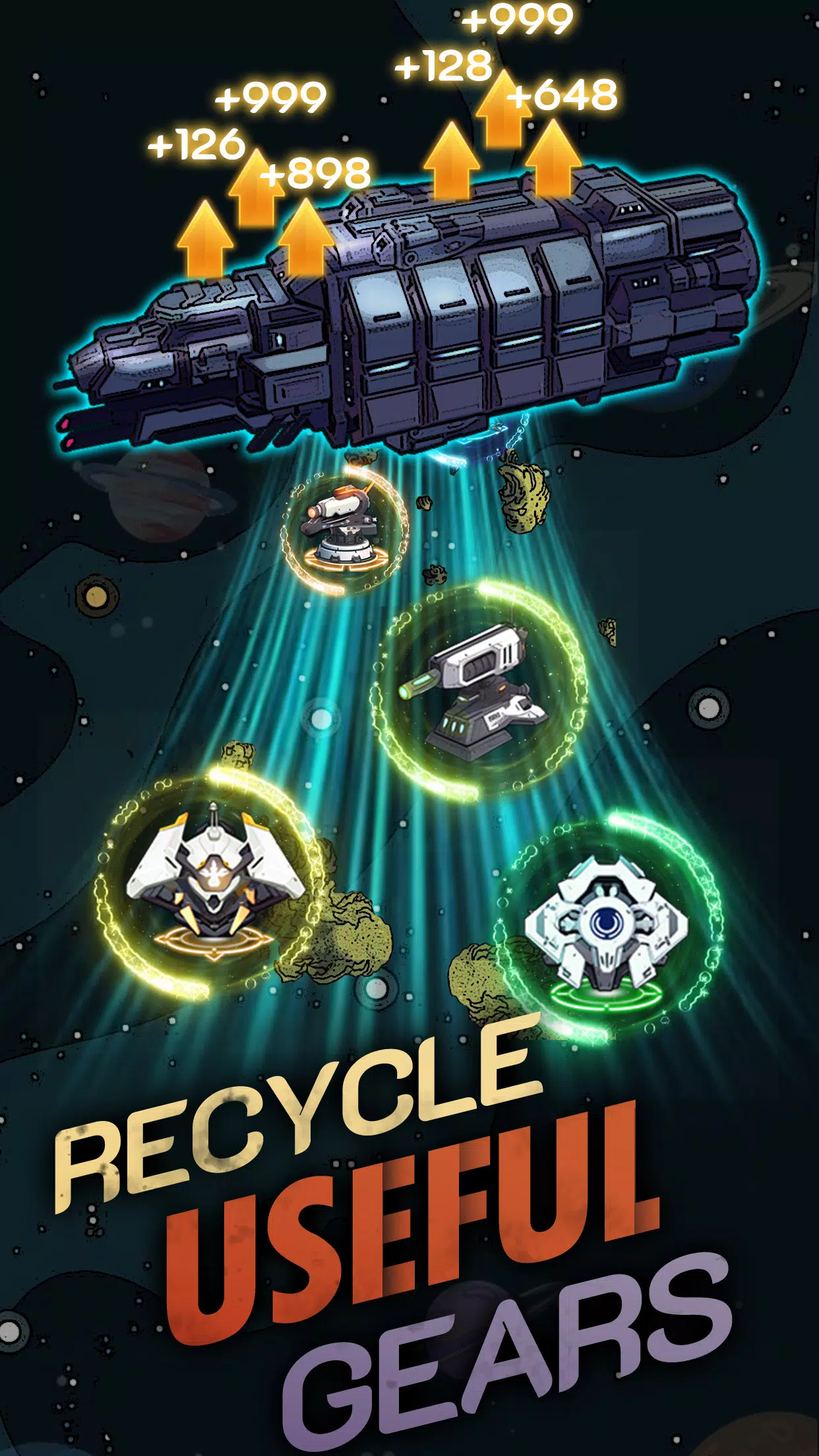 Space Venture: Idle Game ဖန်သားပြင်ဓာတ်ပုံ 3