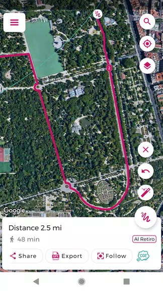 Just Draw It! - Route planner Schermafbeelding 3