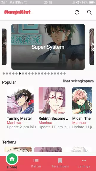 MangaMint - Baca Manga & Komik Bahasa Indonesia Tangkapan skrin 1