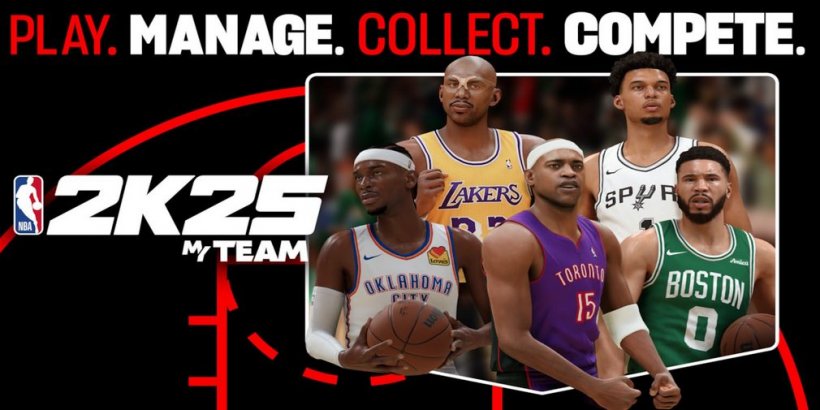 Mit NBA 2K25: MyTeam können Sie unterwegs an der Basketball-Action teilnehmen, jetzt erhältlich für Android und iOS