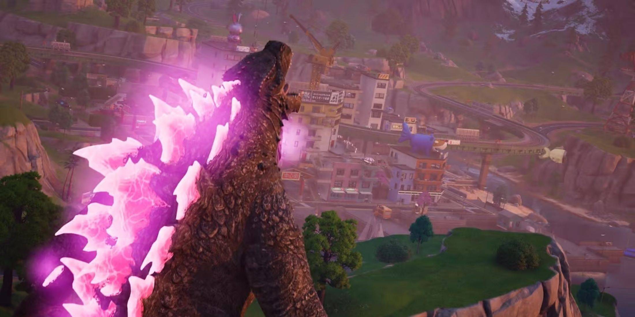“哥斯拉神話能力提早洩漏為Fortnite”