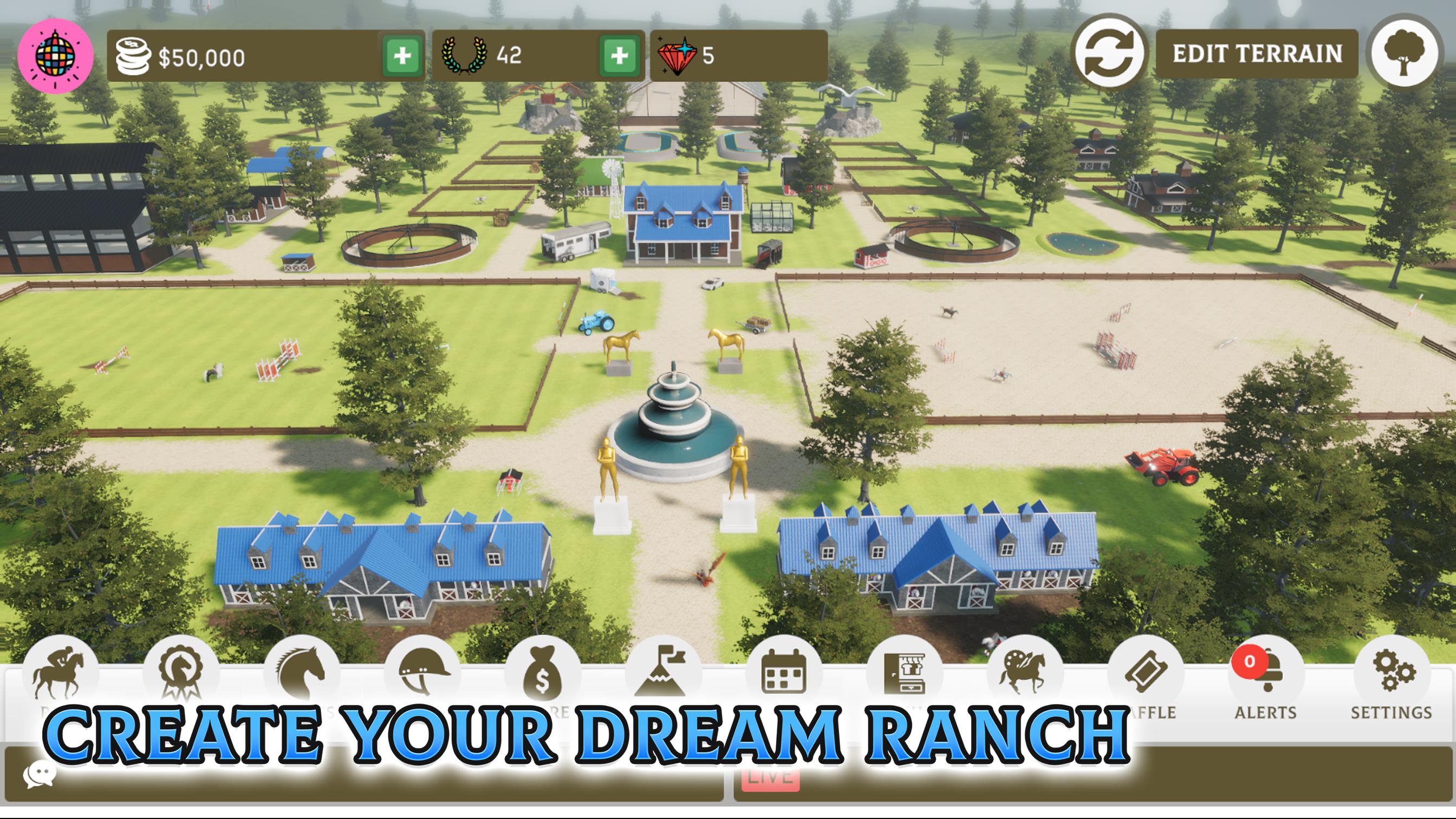 Horse Academy - Equestrian MMO Tangkapan skrin 1