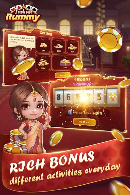 Indian Rummy-free card game online Captura de pantalla 4