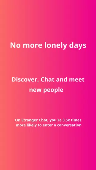 Stranger Chat And Date - Online Random Chat Rooms Tangkapan skrin 1