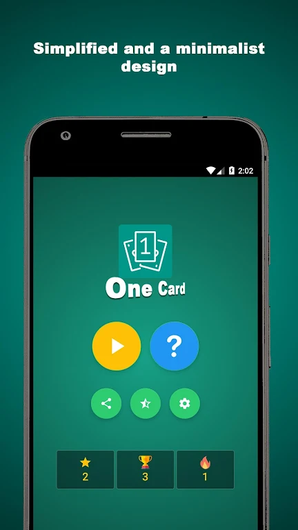 One Card - Game Screenshot 1