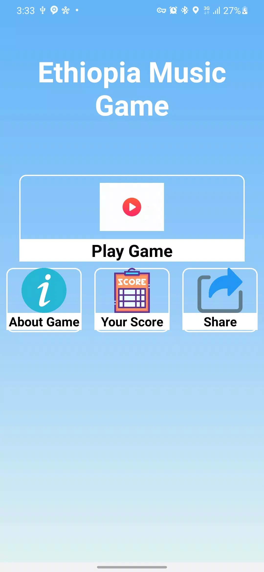 Ethio Music Game Challenge Screenshot 2