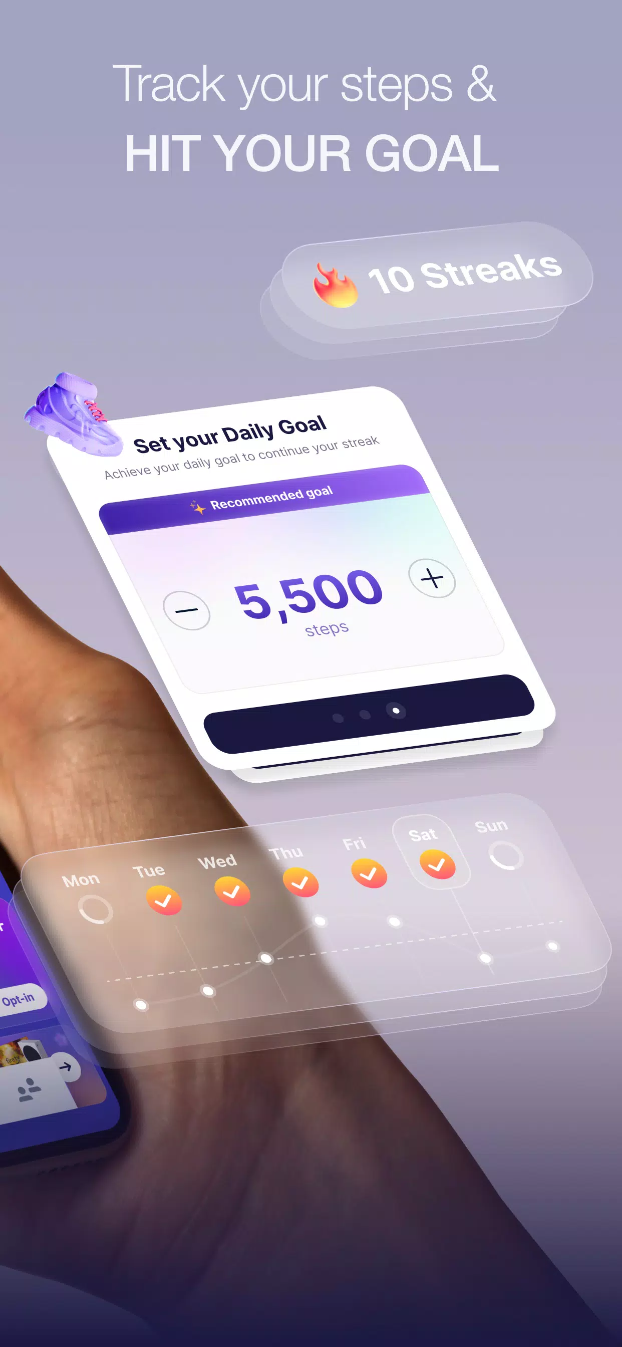 Sweatcoin・Walking Step Counter Tangkapan skrin 2