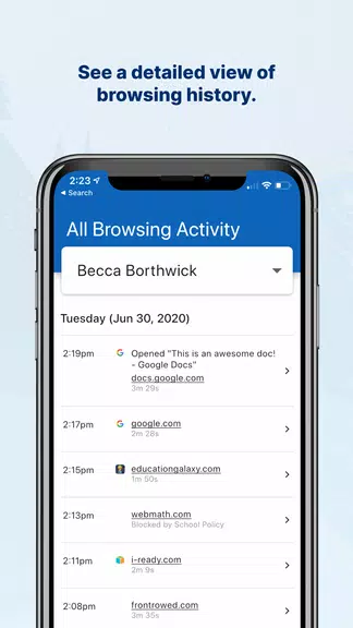 GoGuardian Parent App Screenshot 3