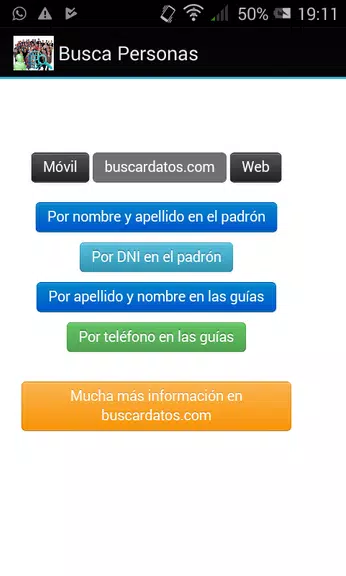 Buscar personas Captura de tela 2