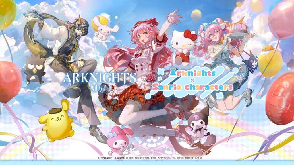 Arknights X Sanrio Characters Collab Lands na may ilang sobrang kaibig -ibig na mga outfits!