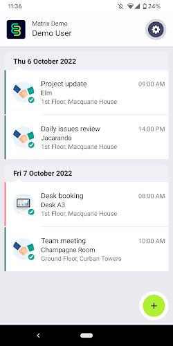 Matrix Booking Screenshot 1