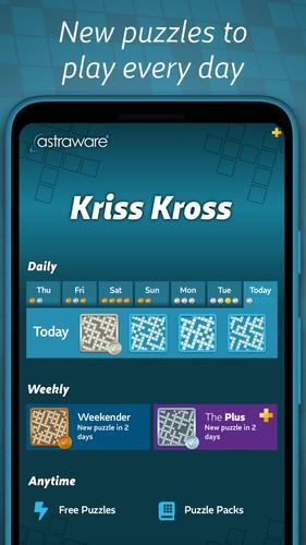Astraware Kriss Kross 스크린샷 4