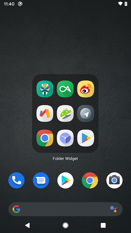 Folder Widget Mod Tangkapan skrin 1