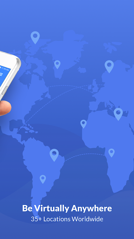 Free VPN Proxy & Hotspot WiFi security - SaferVPN 스크린샷 2
