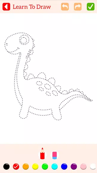 Learn To Draw Animals - Steps Captura de pantalla 1