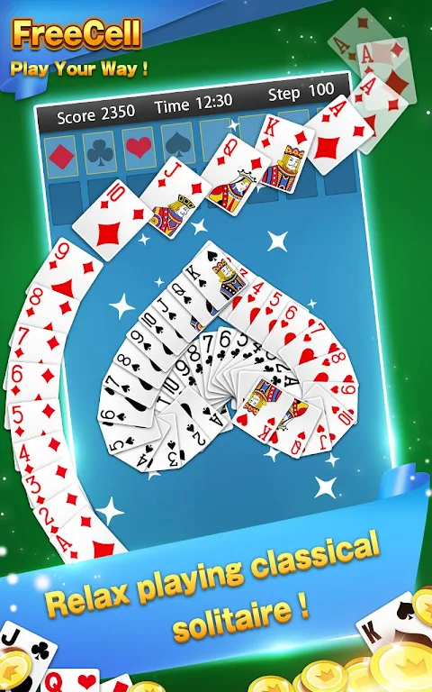 Solitaire - FreeCell Card Game Capture d'écran 3