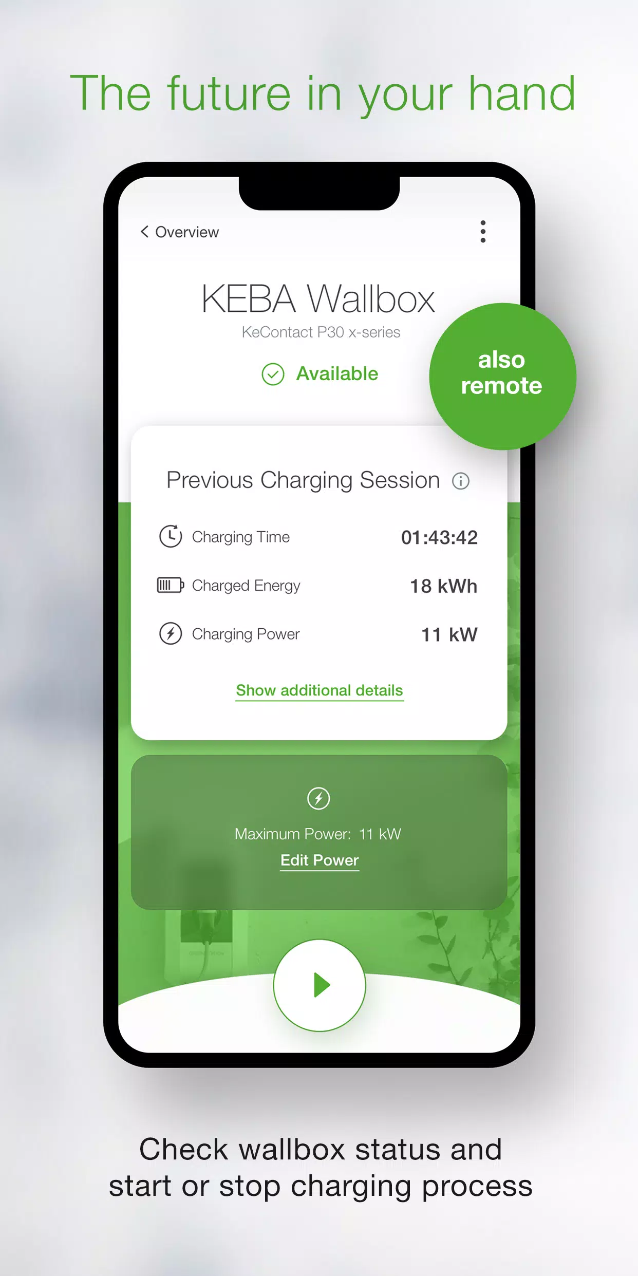 KEBA eMobility App應用截圖第1張