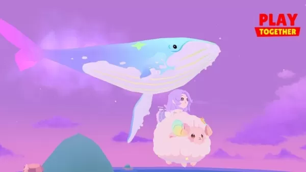 “ Dreamland：一起玩紫色的天空和閃亮鯨魚的新區域”
