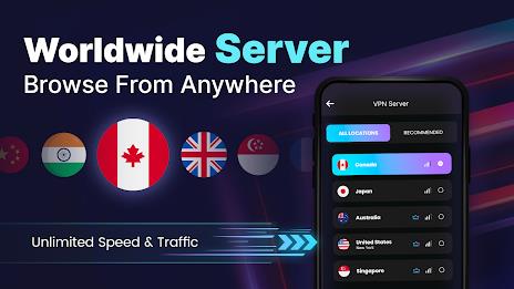 Hotspot VPN Fast Proxy Server ဖန်သားပြင်ဓာတ်ပုံ 1
