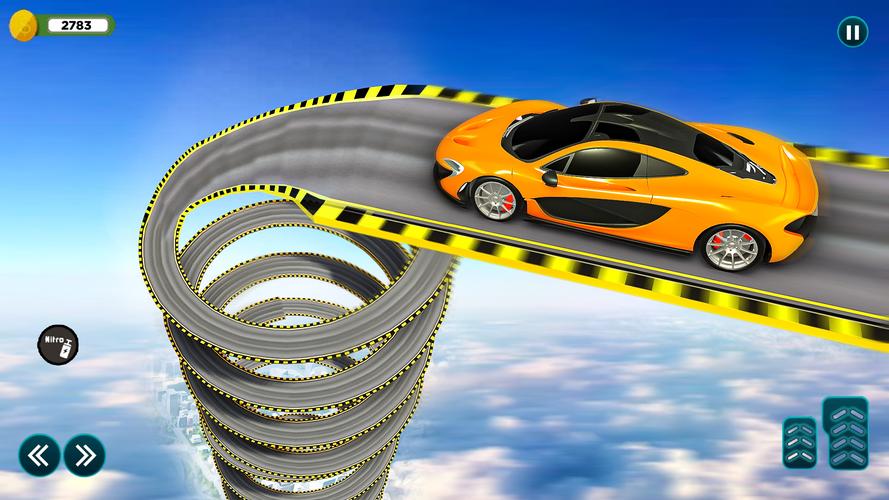 Stunt Car Race Simulator Games Captura de tela 1