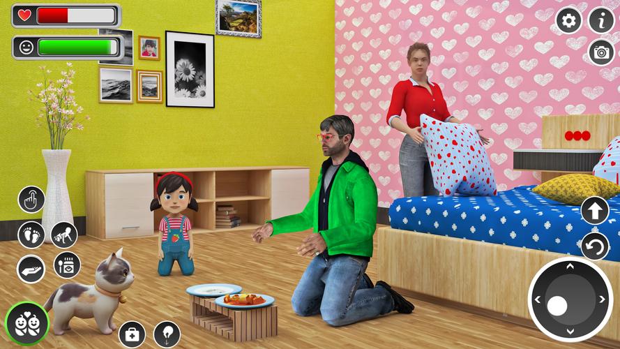 Virtual Mom Dad: Baby Games 스크린샷 2
