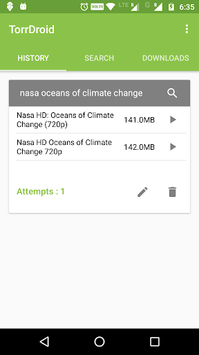 TorrDroid - Torrent Downloader スクリーンショット 3