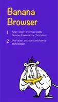 Banana Browser: Adblock, Secur ภาพหน้าจอ 1