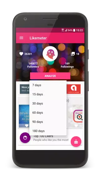 Likes & Ghost Followers for Instagram Capture d'écran 3