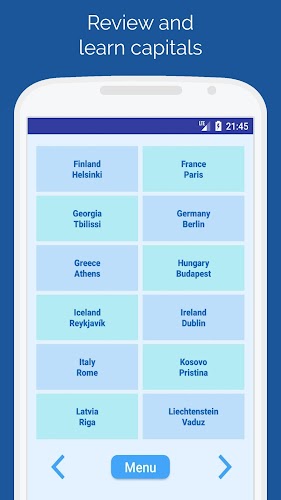 Capitals of the countries Quiz应用截图第3张