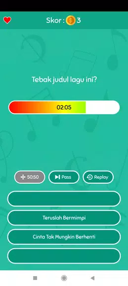 Game Tebak Lagu應用截圖第3張