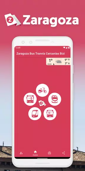 Zaragoza Bus Tranvía Cercanías Screenshot 1